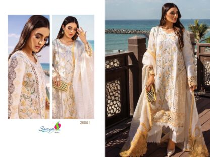 SANIYA TRENDZ 26001 RANG RASIYA VOL-26 PAKISTANI SUITS ONLINE - Image 4