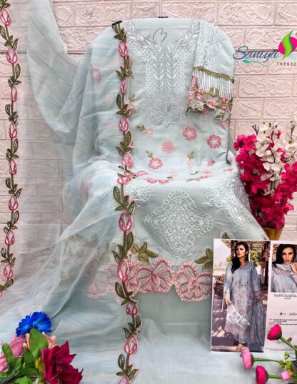 SANIYA TRENDZ 26001 RANG RASIYA VOL-26 PAKISTANI SUITS ONLINE - Image 2