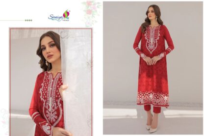 SANIYA TRENDZ H 1002 BAROQUE VOL -1 PAKISTANI SUITS ONLINE WHOLESALE - Image 6