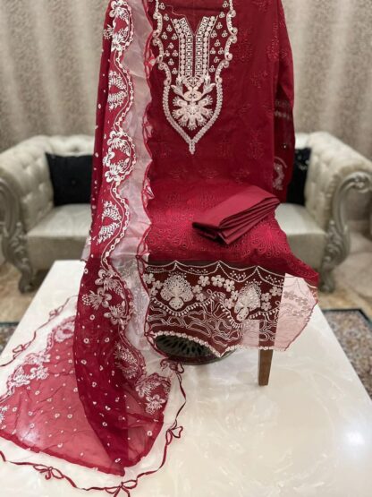 SANIYA TRENDZ H 1002 BAROQUE VOL -1 PAKISTANI SUITS ONLINE WHOLESALE - Image 3