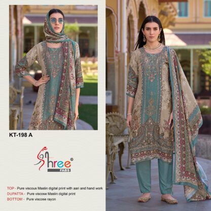 SHREE FABS KT 198 A PAKISTANI SUITS ONLINE SUPPLIER - Image 3