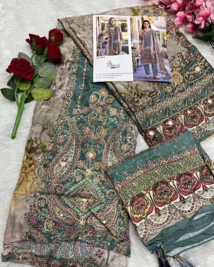 SHREE FABS KT 198 A PAKISTANI SUITS ONLINE SUPPLIER - Image 2