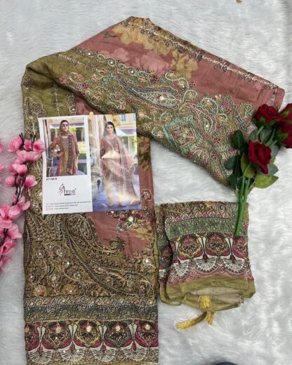 SHREE FABS KT 198 B PAKISTANI SUITS SINGLE PIECE BUY - Image 2