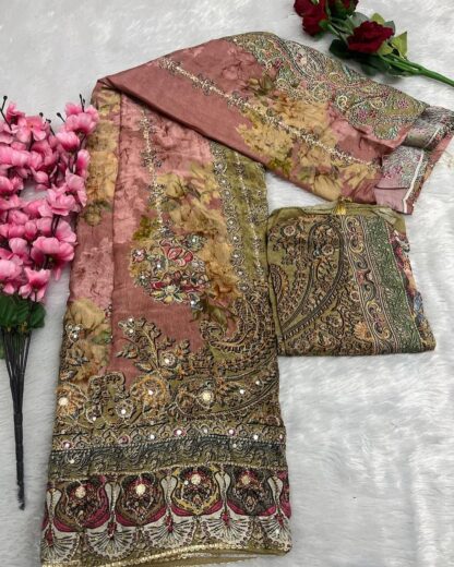 SHREE FABS KT 198 D PAKISTANI SUITS ONLINE DESIGN 2025 - Image 2