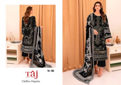 TAJ CREATION 586 PAKISTANI SUITS ONLINE INDIA