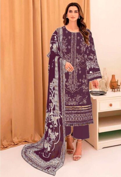 TAJ CREATION 587 DESIGNER PAKISTANI SUITS ONLINE
