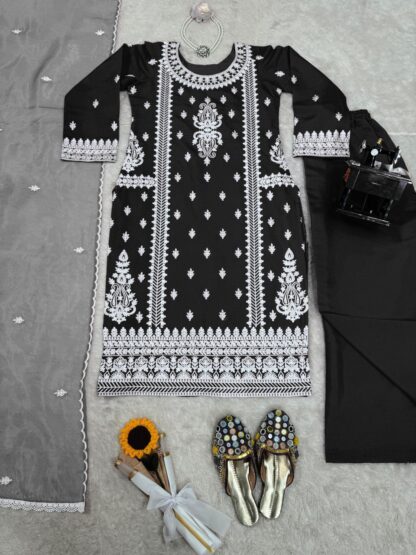 THE LIBAS COLLECTION 5861 BLACK SALWAR SUITS ONLINE WHOLESALE - Image 2