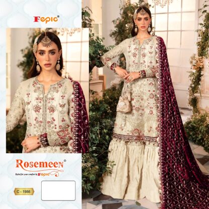 FEPIC ROSEMEEN C 1986 PAKISTANI SUITS WHOLESALE IN SURAT