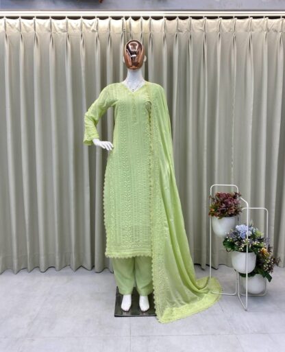 BE 322 LIGHT GREEN RICH COMBINATION PLAZZO SET ONLINE BE 322 LIGHT GREEN, BEST QUALITY PAKISTANI SUITS, ONLINE SHOPPING SUITS, PAKISTANI SALWAR KAMEEZ, PAKISTANI SUITS AT MANUFACTURER PRICE, PAKISTANI SUITS BEST PRICE, PAKISTANI SUITS IN SURAT, PAKISTANI SUITS ONLINE SHOPPING  BE, BUY TOP PLAZZO SET FOR WOMEN ONLINE, NEW PLAZZO SET IN INDIA, PLAZZO, PLAZZO SUITS DESIGN FOR GIRL, PLAZZO SUITS PARTY WEAR, PLAZZO SUITS PARTY WEAR WITH DUPATTA, READYMADE, Single, Suits, THE LIBAS COLLECTION, TOP PLAZZO ONLINE SHOPPING, TOP PLAZZO ONLINE SHOPPING IN INDIA, WOMEN TOP PLAZZO ONLINE SHOPPING