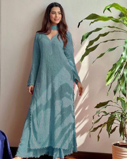 BE 170 RICH COMBINATION TOP PLAZO WITH DUPATTA WITH PRICE