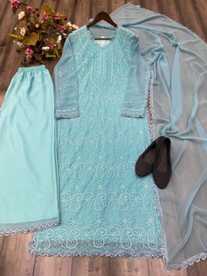 BE 170 RICH COMBINATION TOP PLAZO WITH DUPATTA WITH PRICE
