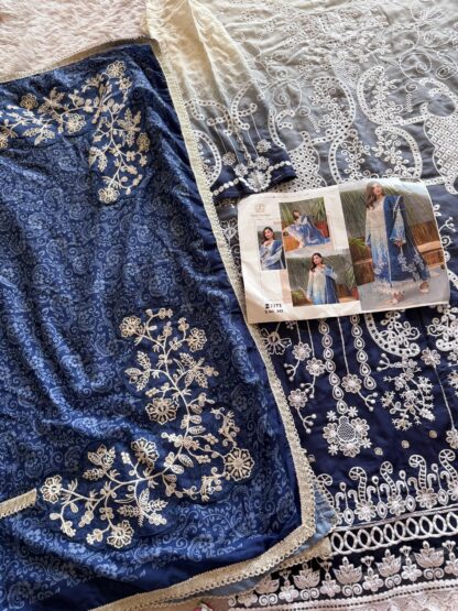 ZIAAZ DESIGNS 542 SEMI STITCHED PAKISTANI SUITS WITH PRICE - Image 3