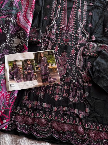 ZIAAZ DESIGNS 865 SEMI STITCHED PAKISTANI SUITS IN SINGLE PIECE - Image 3