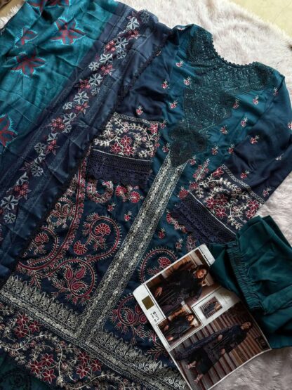 ZIAAZ DESIGNS 887 SEMI STITCHED PAKISATNI SUITS WITH PRICE - Image 2