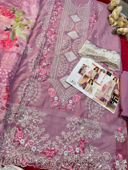 ZIAAZ DESIGNS 894 B SEMI STITCHED PAKISTANI SUITS WITH PRICE - Image 3