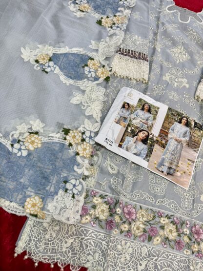 ZIAAZ DESIGNS 899 SEMI STITCHED PAKISTANI SUITS ONLINE - Image 3