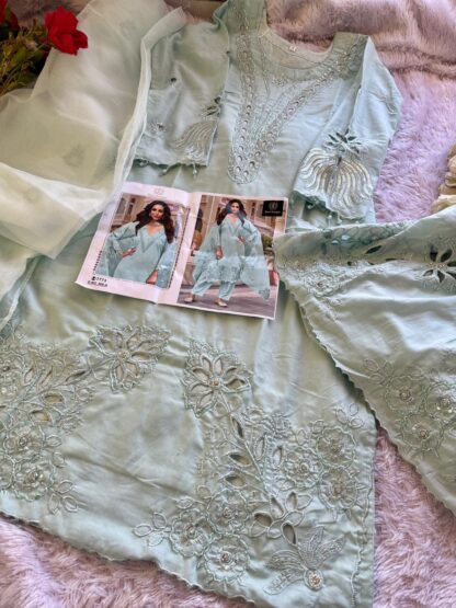 ZIAAZ DESIGNS 908 A PAKISTANI SUITS ONLINE SHOPPING - Image 4