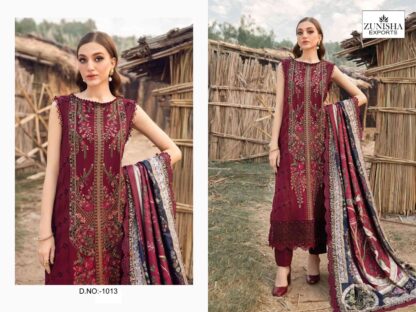 ZUNISHA 1013 MARIA B EMB RAYON COLLECTION PAKISATNI SUITS WITH PRICE