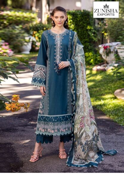 ZUNISHA 1013 OMBRE LOWN COLLECTION PAKISTANI SUITS ONLINE