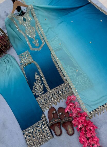 PD 1102 PAKISTANI SALWAR KAMEEZ WHOLESALER - Image 3