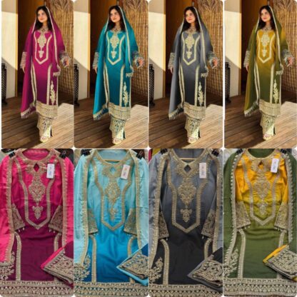 PD 1102 YELLOW SALWAR KAMEEZ WITH PRICE - Image 6