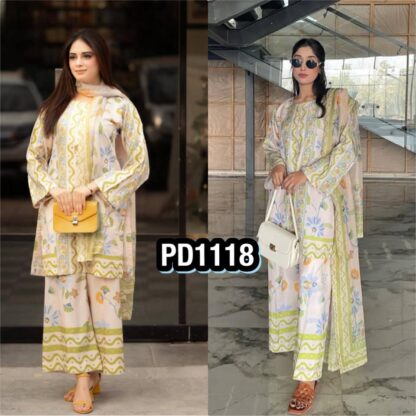 PD1118 PURE NATURAL CREPE TOP & PLAZZO CO ORD SET WITH PRICE PD1118, SALWAR KAMEEZ WHOLESALER  PD, PLAZZO, Single, Suits