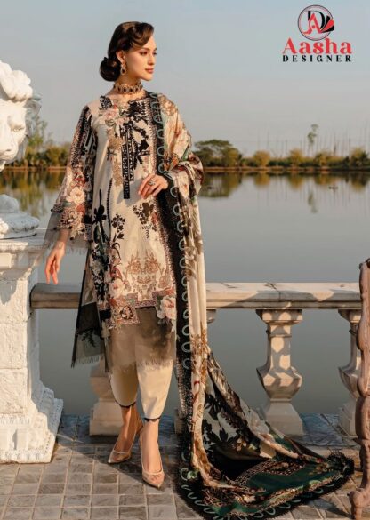 AASHA DESIGNER 1008 PAKISTANI SUIT AT BEST PRICE
