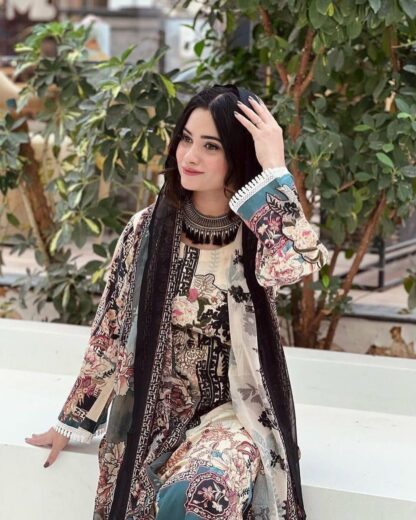 AASHA DESIGNER 1008 PAKISTANI SUIT AT BEST PRICE - Image 3