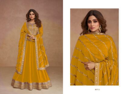 AASHIRWAD CREATION 9517 D NAVYA PREMIUM SILK SALWAR SUITS SUPPLIER