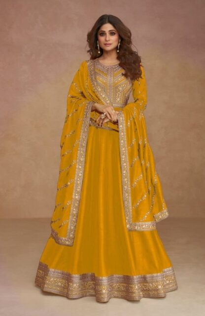 AASHIRWAD CREATION 9517 D NAVYA PREMIUM SILK SALWAR SUITS SUPPLIER