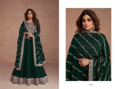 AASHIRWAD CREATION 9517 B NAVYA PREMIUM SILK SALWAR SUITS WHOLESALE