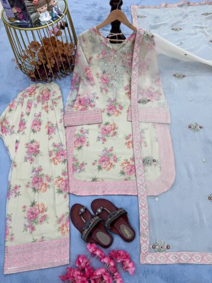 AD206 FARSHI PARTY WEAR PLAZZO SET ONLINE WHOLESALE - Image 5