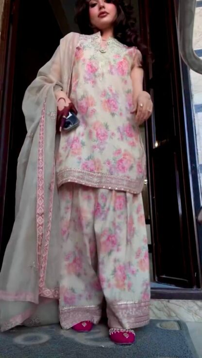 AD206 FARSHI PARTY WEAR PLAZZO SET ONLINE WHOLESALE