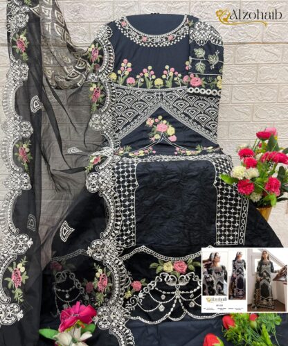 ALZOHAIB AZ 1225 DESIGNER PAKISTANI SUITS WITH PRICE ALZOHAIB AZ 1225, BEST QUALITY PAKISTANI SUITS, ONLINE SHOPPING SUITS, PAKISTANI SALWAR KAMEEZ, PAKISTANI SUITS AT MANUFACTURER PRICE, PAKISTANI SUITS BEST PRICE, PAKISTANI SUITS IN SURAT, PAKISTANI SUITS ONLINE SHOPPING  Single, Suits