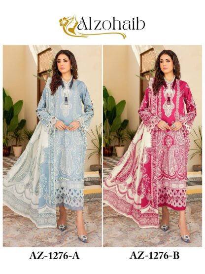 ALZOHAIB AZ 1276 B PAKISTANI SUITS ONLINE INDIA ALZOHAIB AZ 1276 B, BEST QUALITY PAKISTANI SUITS, ONLINE SHOPPING SUITS, PAKISTANI SALWAR KAMEEZ, PAKISTANI SUITS AT MANUFACTURER PRICE, PAKISTANI SUITS BEST PRICE, PAKISTANI SUITS IN SURAT, PAKISTANI SUITS ONLINE SHOPPING  Single, Suits