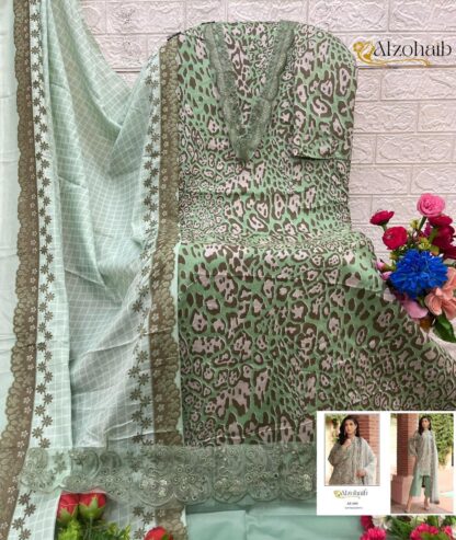 ALZOHAIB AZ 1292 PARISA PAKISTANI SUITS IN SINGLE PIECE ALZOHAIB AZ 1292 PARISA, BEST QUALITY PAKISTANI SUITS, ONLINE SHOPPING SUITS, PAKISTANI SALWAR KAMEEZ, PAKISTANI SUITS AT MANUFACTURER PRICE, PAKISTANI SUITS BEST PRICE, PAKISTANI SUITS IN SURAT, PAKISTANI SUITS ONLINE SHOPPING  Single, Suits