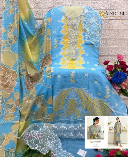 ALZOHAIB AZ 1299 PAKISTANI SUITS SALE IN SURAT ALZOHAIB AZ 1299, BEST QUALITY PAKISTANI SUITS, ONLINE SHOPPING SUITS, PAKISTANI SALWAR KAMEEZ, PAKISTANI SUITS AT MANUFACTURER PRICE, PAKISTANI SUITS BEST PRICE, PAKISTANI SUITS IN SURAT, PAKISTANI SUITS ONLINE SHOPPING  ALZOHAIB, PAKISTANI SUITS BRAND, PAKISTANI SUITS DESIGN, PAKISTANI SUITS FOR WOMEN, PAKISTANI SUITS IN INDIA, PAKISTANI SUITS ONLINE, PAKISTANI SUITS ONLINE INDIA, PAKISTANI SUITS SURAT, PAKISTANI WHOLESALE CLOTHES SUPPLIER, Single, Suits