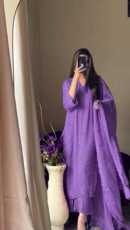 BE 322 PURPLE PURE CHINON PLAZZO SUITS SUPPLIER BE 322 PURPLE, BEST QUALITY PAKISTANI SUITS, ONLINE SHOPPING SUITS, PAKISTANI SALWAR KAMEEZ, PAKISTANI SUITS AT MANUFACTURER PRICE, PAKISTANI SUITS BEST PRICE, PAKISTANI SUITS IN SURAT, PAKISTANI SUITS ONLINE SHOPPING  BE, READYMADE, Single, Suits, THE LIBAS COLLECTION