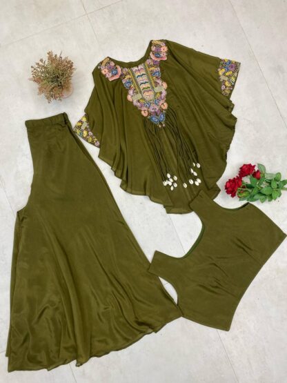 BE 349 TRENDY THREE PIECE INDO WESTERN WITH SEQUENCE EMBROIDERED WORK BE 349, BEST QUALITY PAKISTANI SUITS, ONLINE SHOPPING SUITS, PAKISTANI SALWAR KAMEEZ, PAKISTANI SUITS AT MANUFACTURER PRICE, PAKISTANI SUITS BEST PRICE, PAKISTANI SUITS IN SURAT, PAKISTANI SUITS ONLINE SHOPPING  BE, READYMADE, Single, Suits, THE LIBAS COLLECTION