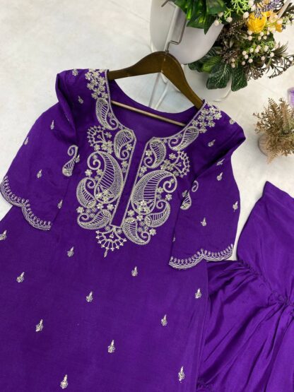 BE 352 WEDDING SEASON INDO WESTERN LEHENGA SET - Image 7