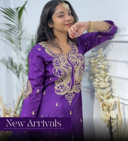 BE 352 WEDDING SEASON INDO WESTERN LEHENGA SET - Image 5