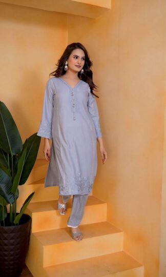 BE 357 CO-ORD SET PAIR WITH BEAUTIFUL EMBROIDERY WORK WHOLESALEBE 357 CO-ORD SET PAIR WITH BEAUTIFUL EMBROIDERY WORK WHOLESALE