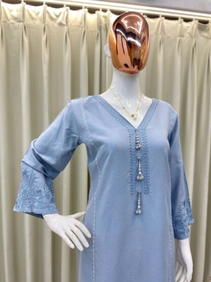 BE 357 CO-ORD SET PAIR WITH BEAUTIFUL EMBROIDERY WORK WHOLESALE - Image 9
