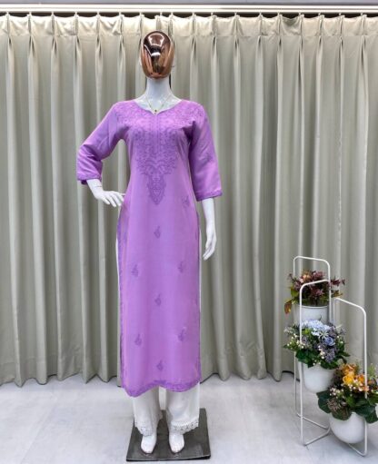 BE 364 DESIGNER AND REGULAR WEAR TOP AND PLAZZO WITH EMBROIDERY WORK BE 362 CHINON, BEST QUALITY PAKISTANI SUITS, ONLINE SHOPPING SUITS, PAKISTANI SALWAR KAMEEZ, PAKISTANI SUITS AT MANUFACTURER PRICE, PAKISTANI SUITS BEST PRICE, PAKISTANI SUITS IN SURAT, PAKISTANI SUITS ONLINE SHOPPING  BE, READYMADE, Single, Suits, THE LIBAS COLLECTION