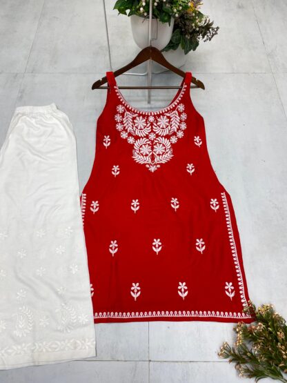 BE 364 DESIGNER AND REGULAR WEAR TOP AND PLAZZO WITH EMBROIDERY WORK BE 362 CHINON, BEST QUALITY PAKISTANI SUITS, ONLINE SHOPPING SUITS, PAKISTANI SALWAR KAMEEZ, PAKISTANI SUITS AT MANUFACTURER PRICE, PAKISTANI SUITS BEST PRICE, PAKISTANI SUITS IN SURAT, PAKISTANI SUITS ONLINE SHOPPING  BE, READYMADE, Single, Suits, THE LIBAS COLLECTION
