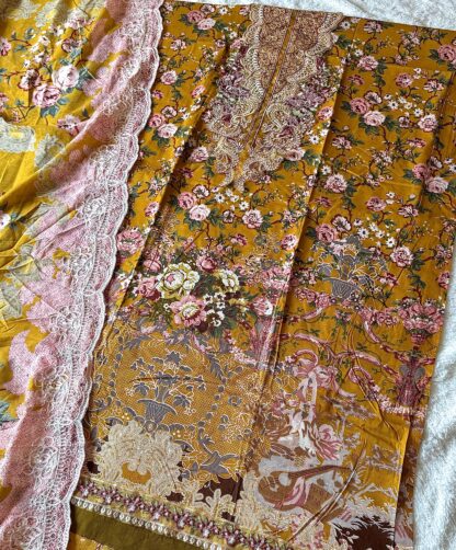 JIHAN 3446 C NEEDLE WONDER LAWN COLLECTION VOL-4 SUITS - Image 2