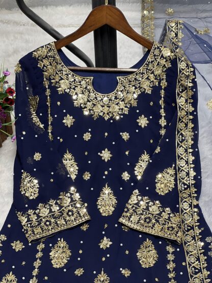 JL 1034 GEORGETTE PLAZZO SET WHOLESALE IN SURAT - Image 8