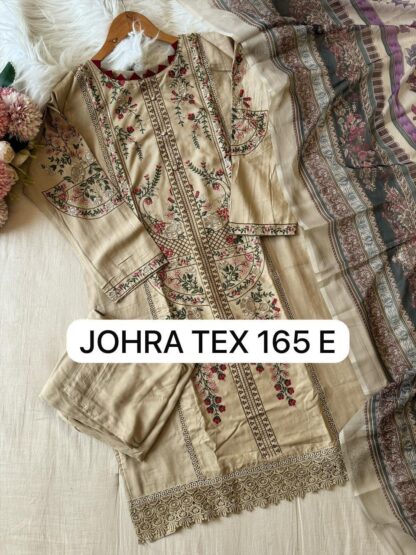JOHRA TEX 165 E SEMI STITCHED PAKISTANI LATEST SUITS ONLINE