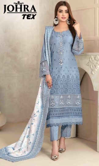 JOHRA TEX JT 160 COTTON PAKISTANI SUITS FOR WOMENJOHRA TEX JT 160 COTTON PAKISTANI SUITS FOR WOMEN
