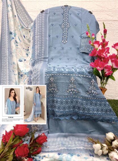 JOHRA TEX JT 160 COTTON PAKISTANI SUITS FOR WOMEN - Image 2